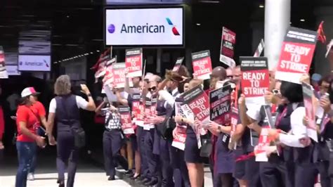American Airlines flight attendants vote to authorize a strike, although a walkout still unlikely